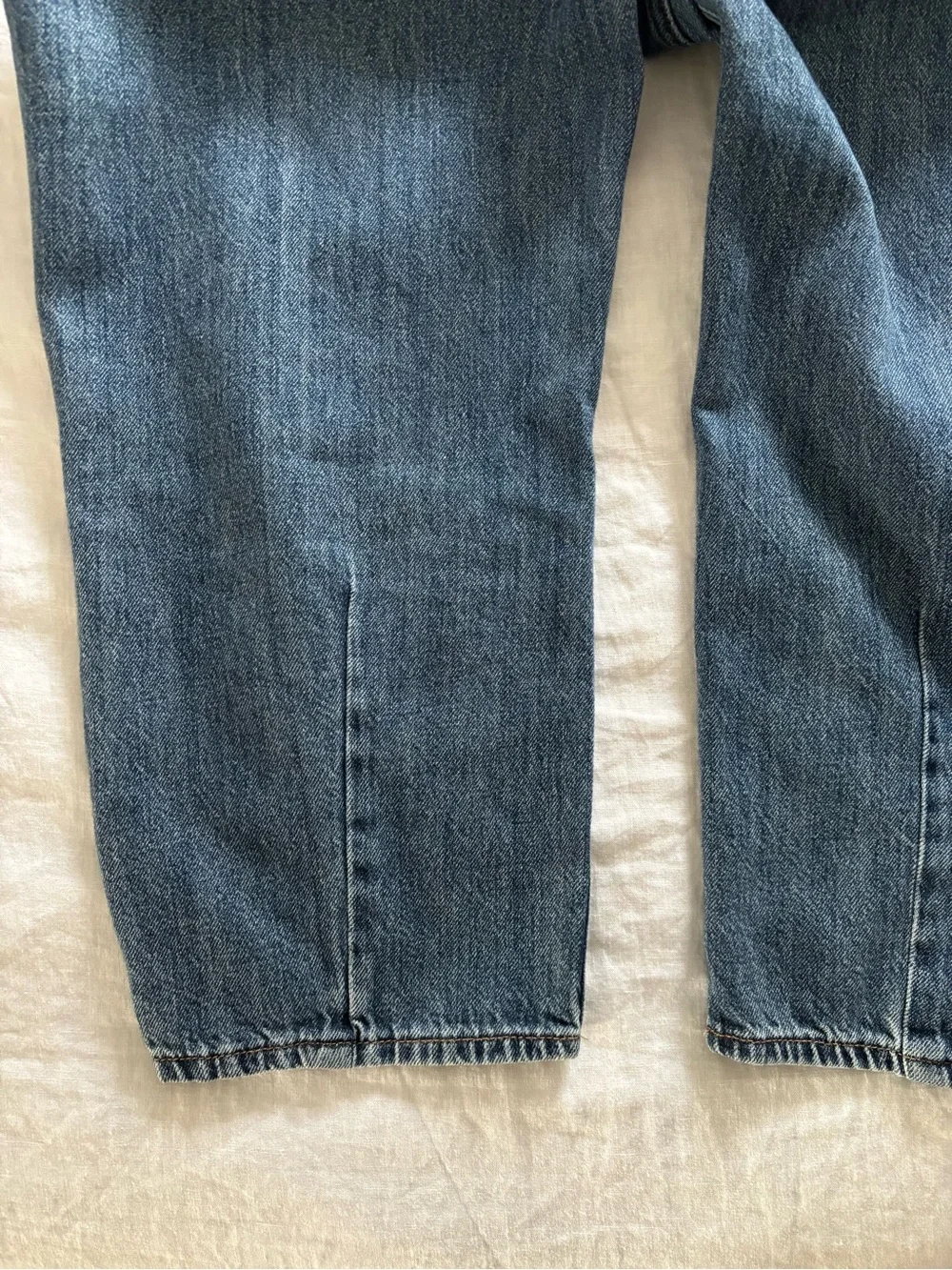 Blue Barrel-Leg Jeans - Picture 4 of 4